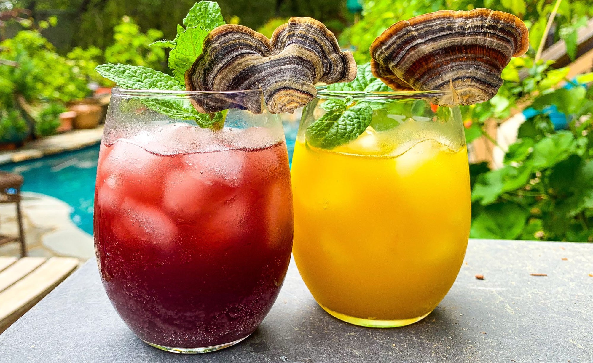 Mushroom Mocktails