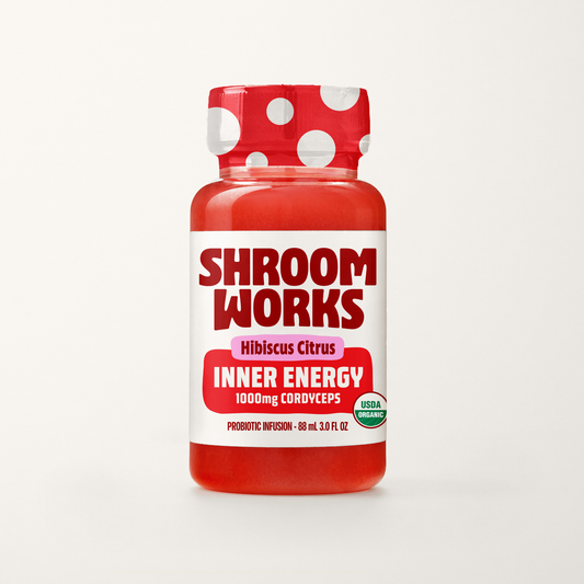 Shroomworks Inner Energy Cordyceps mushroom wellness shot